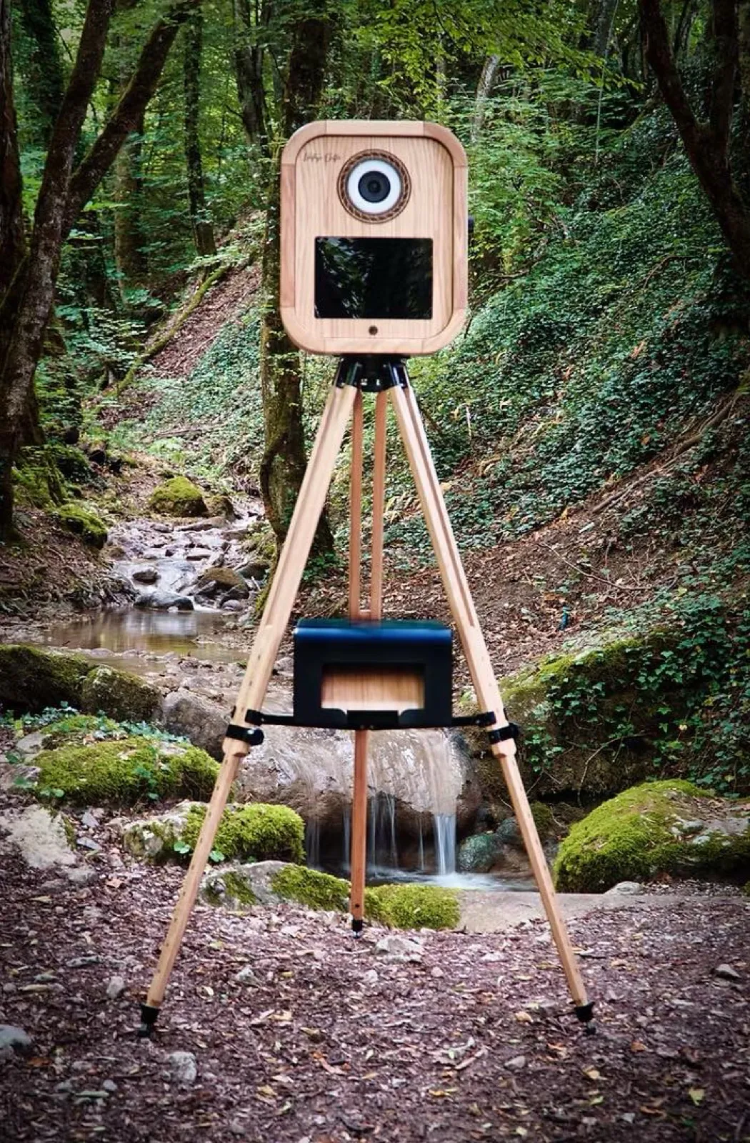 Borne photo en bois Intemporel de Maison Eve & Instants en pleine nature